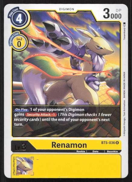 Renamon - Battle of Omni #BT5-036