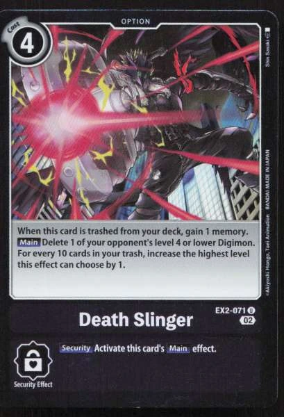 Death Slinger - Digital Hazard #EX2-071
