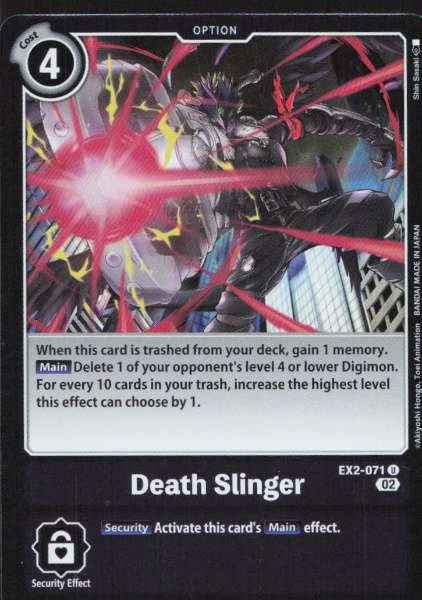 Death Slinger - Digital Hazard #EX2-071