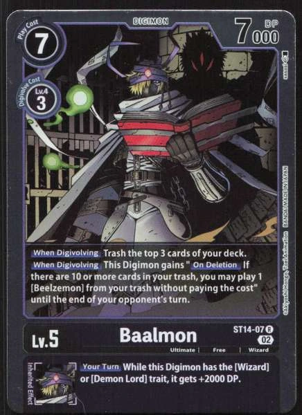 Baalmon - Beelzemon Advanced Deck Set #ST14-07