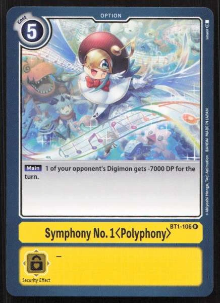 Symphony No. 1<Polyphony> - Release Special Booster 1.0 #BT1-106