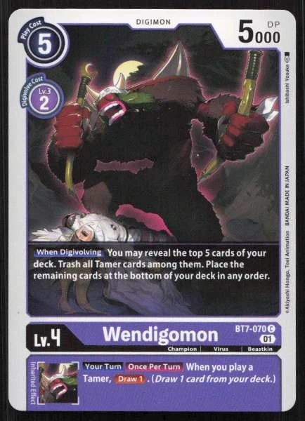 Wendigomon - Next Adventure #BT7-070