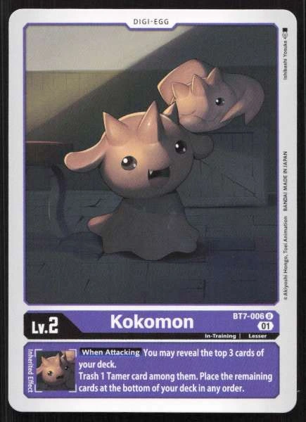Kokomon - Next Adventure #BT7-006