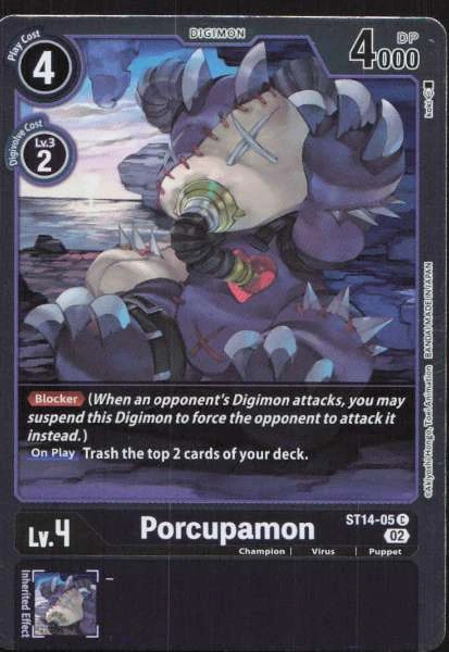 Porcupamon - Beelzemon Advanced Deck #ST14-05