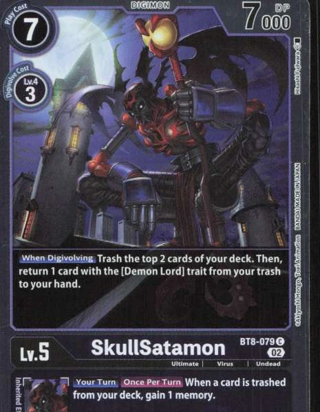 SkullSatamon - New Awakening #BT8-079
