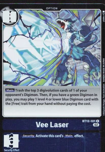 Vee Laser - Across Time #BT12-101