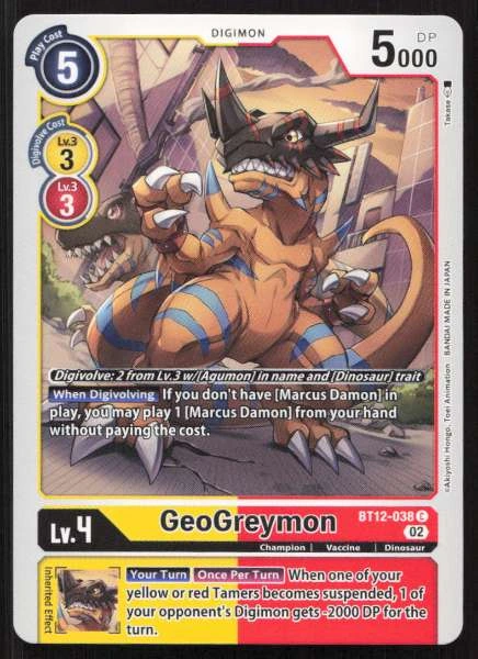GeoGreymon - Across Time #BT12-038