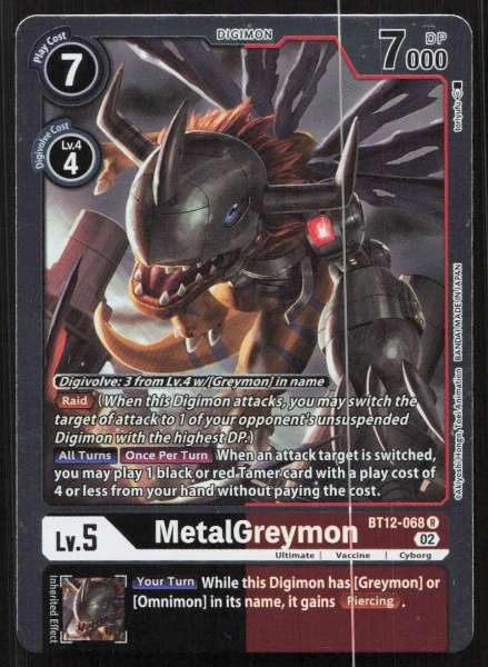 MetalGreymon - Across Time #BT12-068