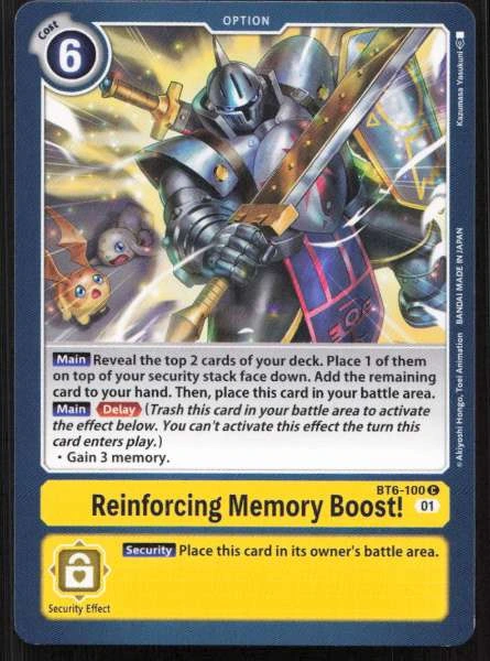 Reinforcing Memory Boost! - Double Diamond #BT6-100