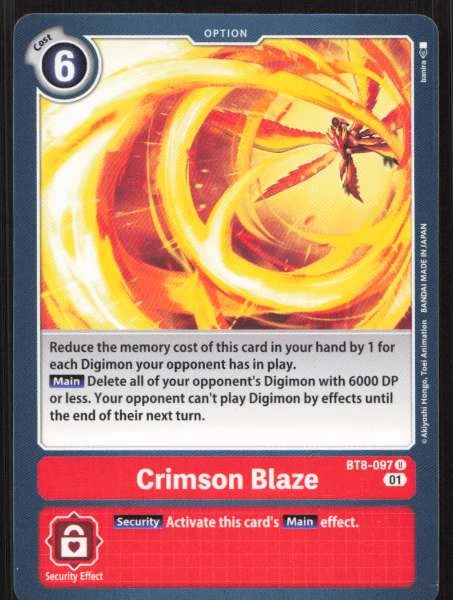Crimson Blaze - New Awakening #BT8-097