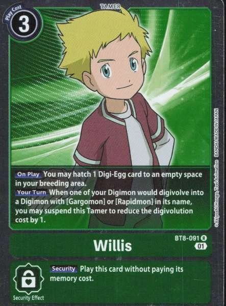 Willis - New Awakening #BT8-091