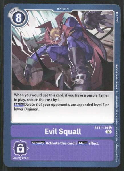 Evil Squall - Dimensional Phase #BT11-110