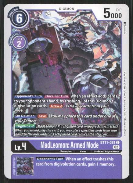 MadLeomon: Armed Mode - Dimensional Phase #BT11-081