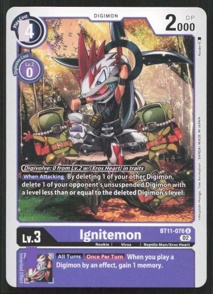 Ignitemon - Dimensional Phase #BT11-076