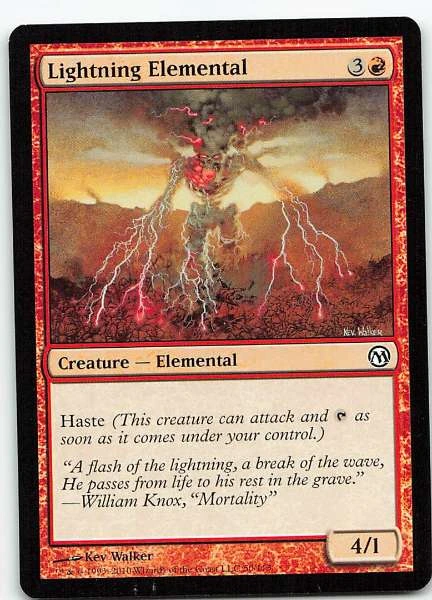 Lightning Elemental - Tenth Edition #50/145