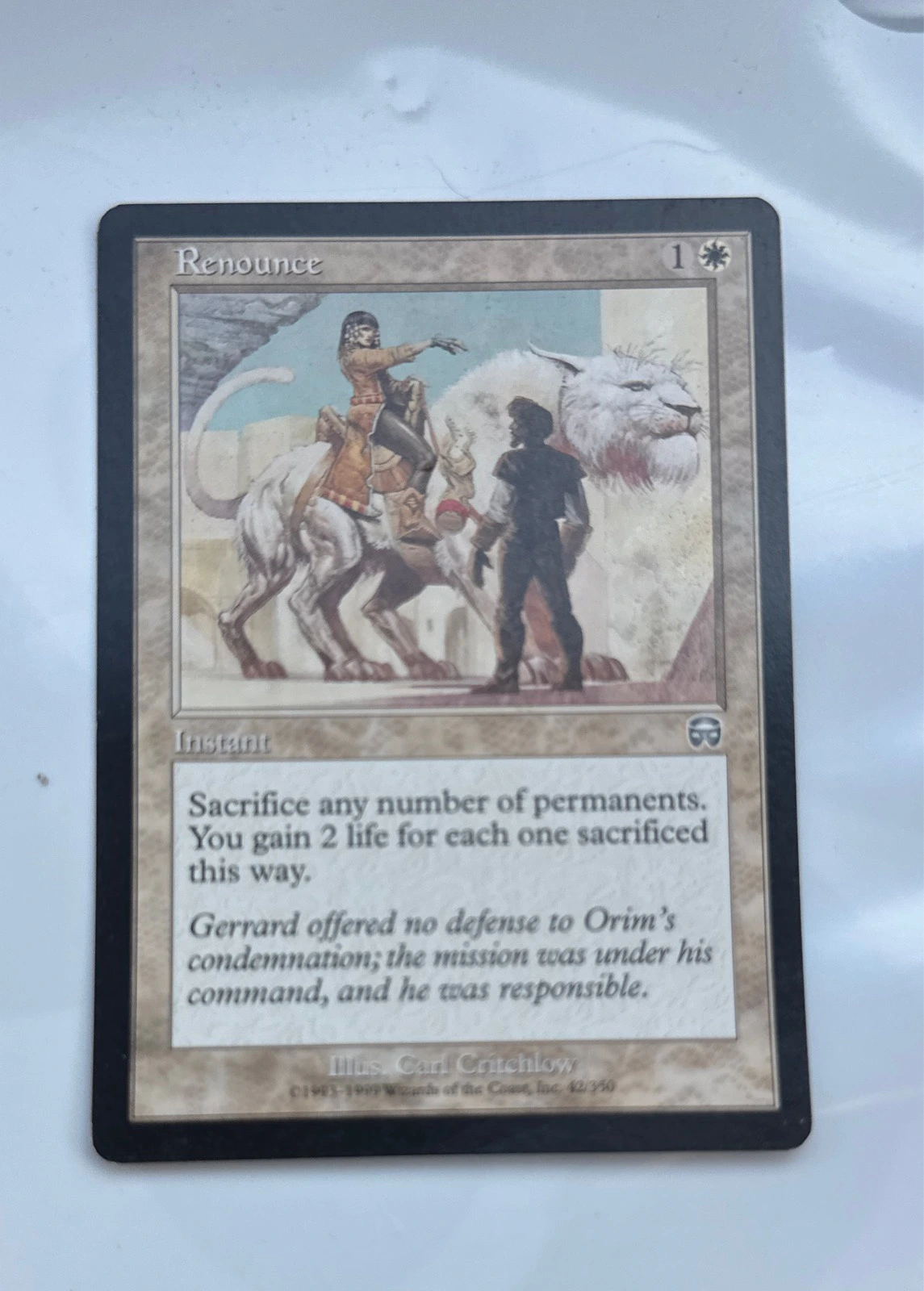 Renounce - Mercadian Masques #42/350