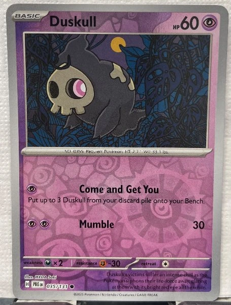 Duskull - Prismatic Evolutions #035/131