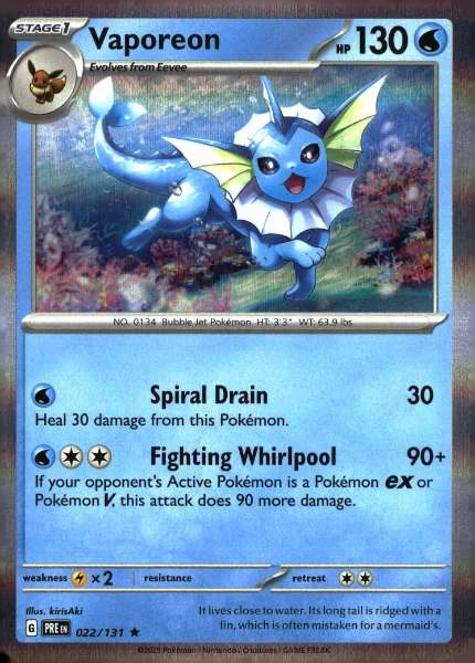 Vaporeon - Prismatic Evolutions #022/131