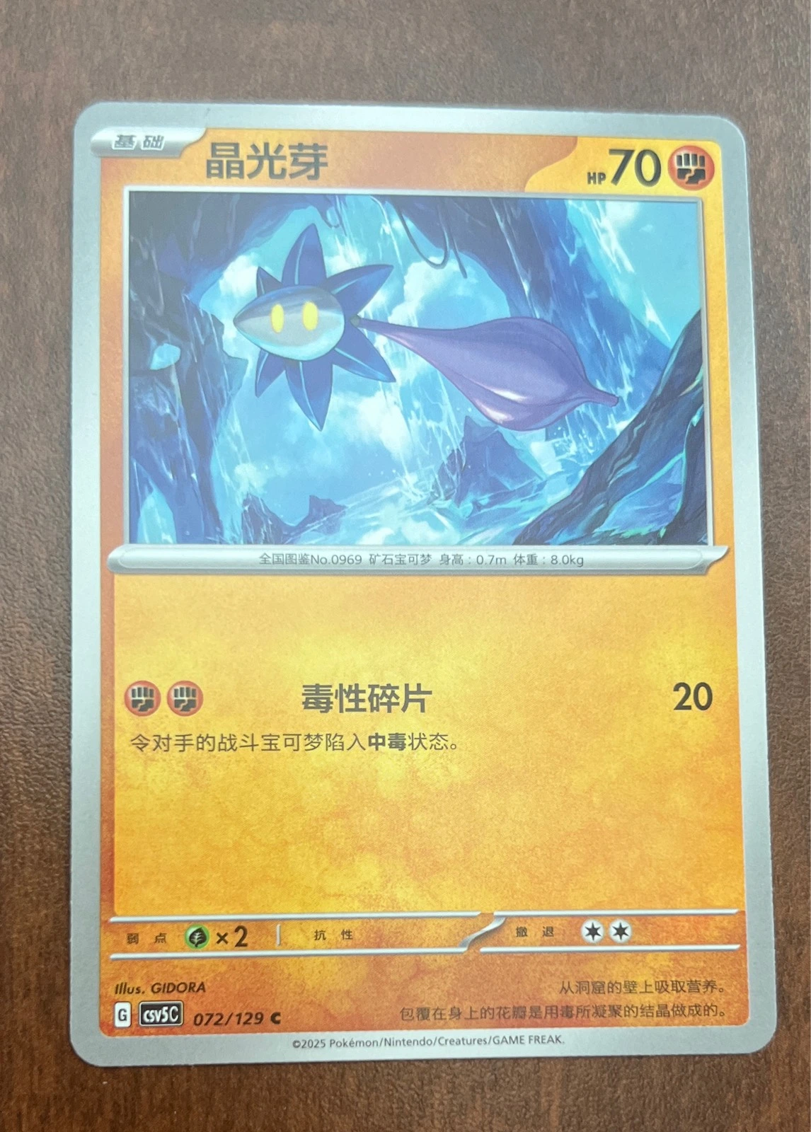 Glimmet Chinese - Pokémon #072/129