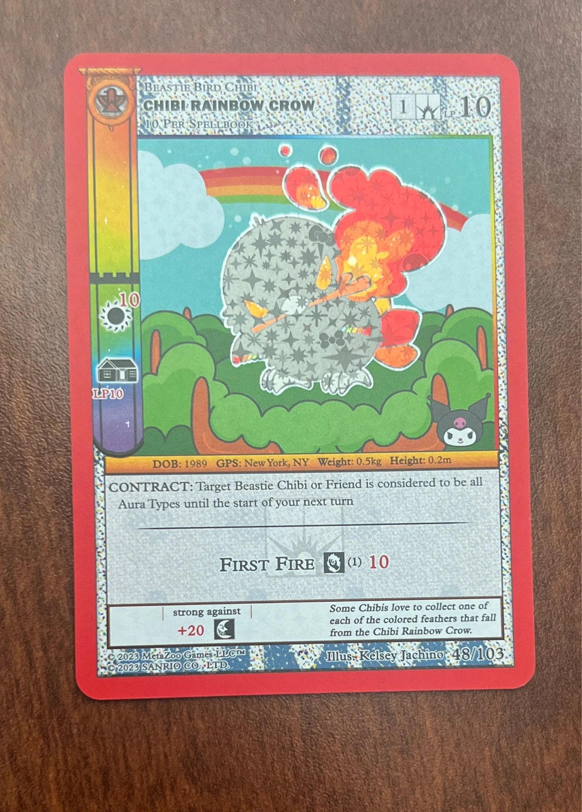 Chibi Rainbow Crow - MetaZoo x Sanrio #48/103