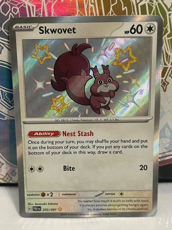 Skwovet - Paldean Fates #205/091