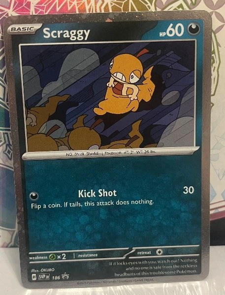 Scraggy - Scarlet & Violet Black Star Promos #186