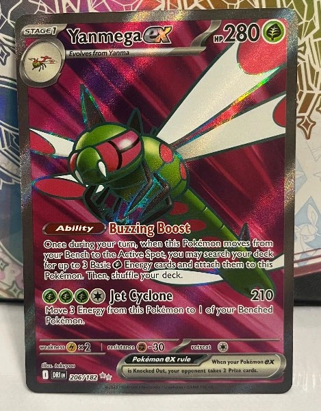 Yanmega ex - Destined Rivals #206/182